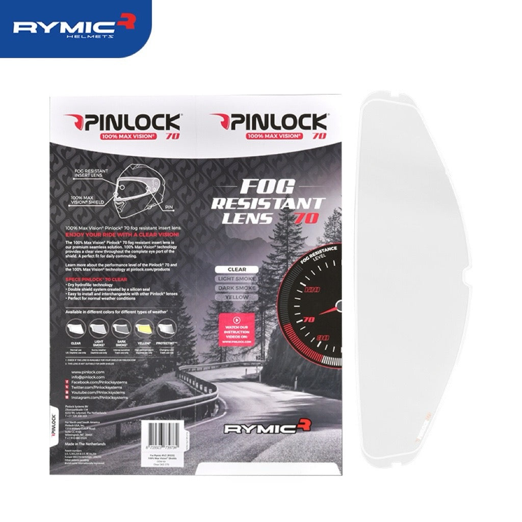 Pinlock® Fog Resistant Lens for S-GT/ SR6 Series Helmets