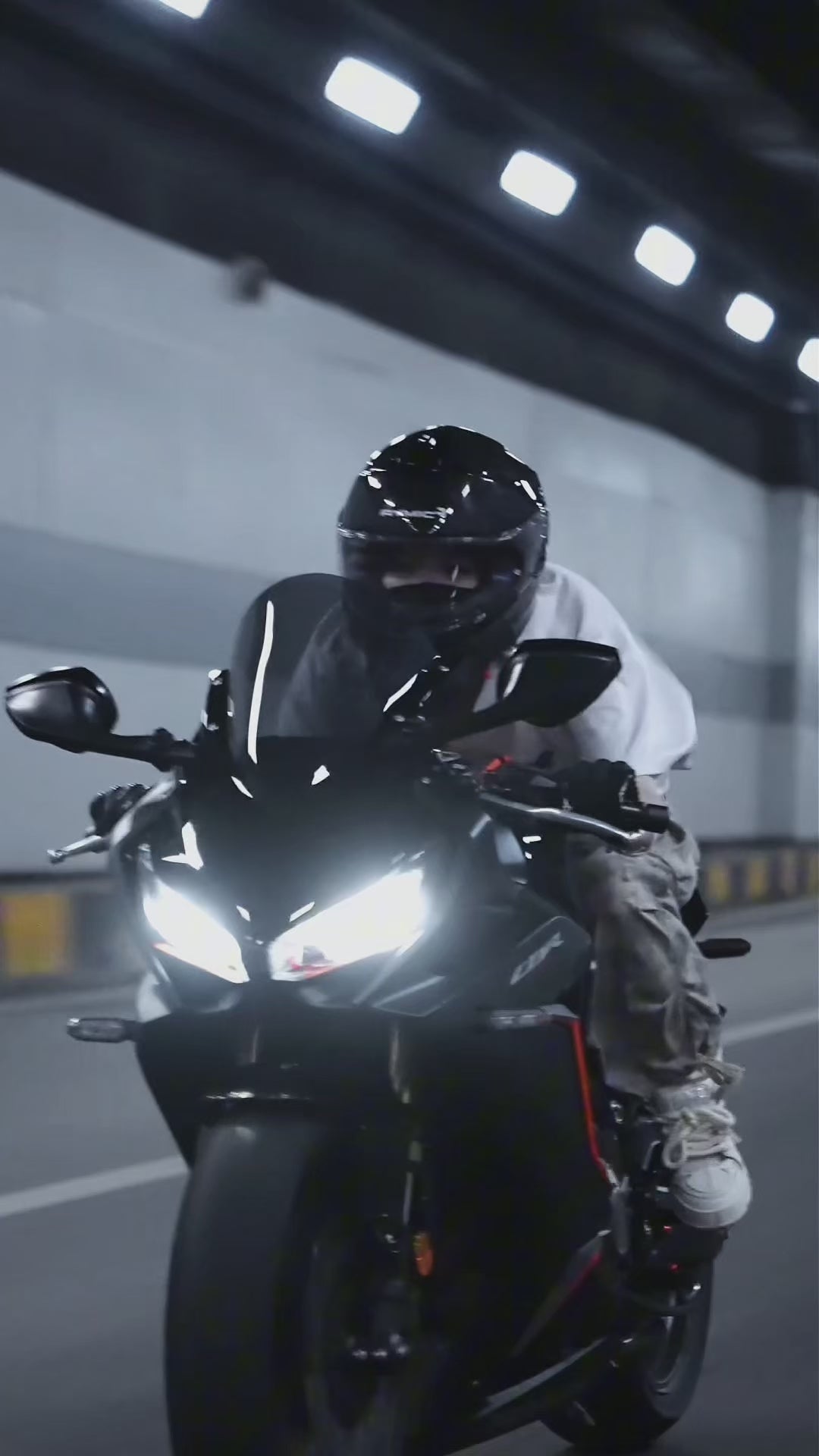 Load video: Video overview of the RYMIC S-GT carbon fiber helmet.